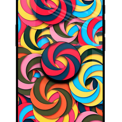 Spiral Pattern iPhone 16e Pop Case by Casekaro