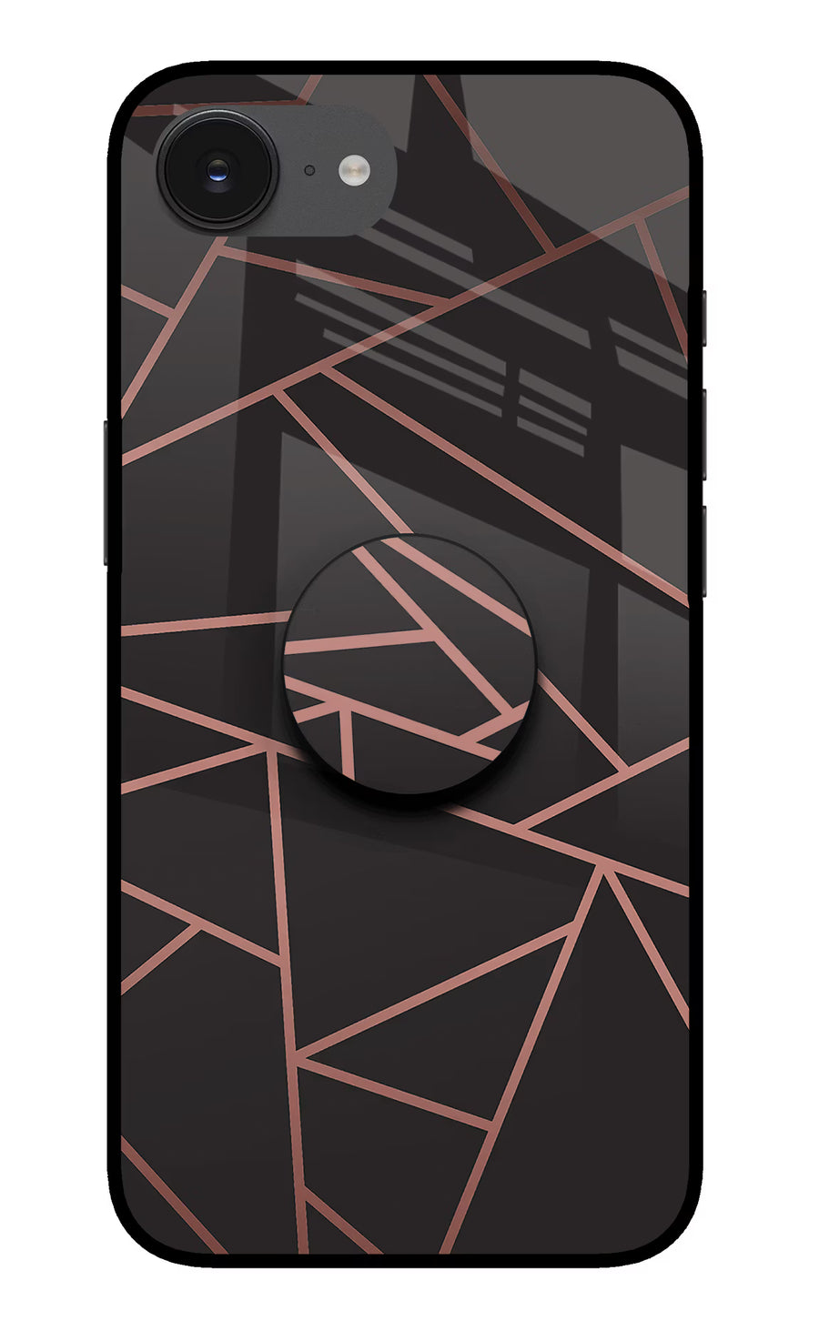 Geometric Pattern iPhone 16e Pop Case, Glass case