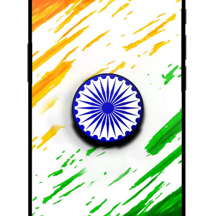 Indian Flag Ashoka Chakra iPhone 16e Pop Case by Casekaro