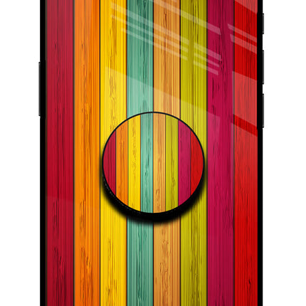Multicolor Wooden iPhone 16e Pop Case by Casekaro