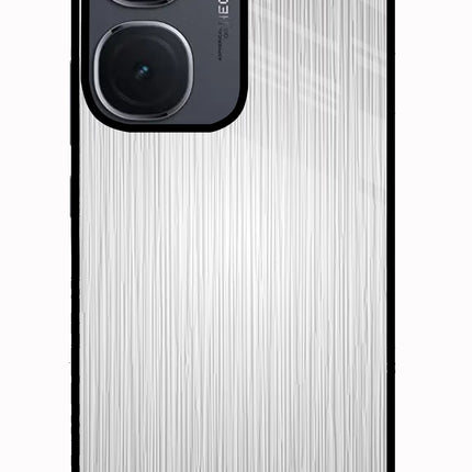 Wooden Grey Texture IQOO Neo9 Pro Glass Case Back Cover by Casekaro