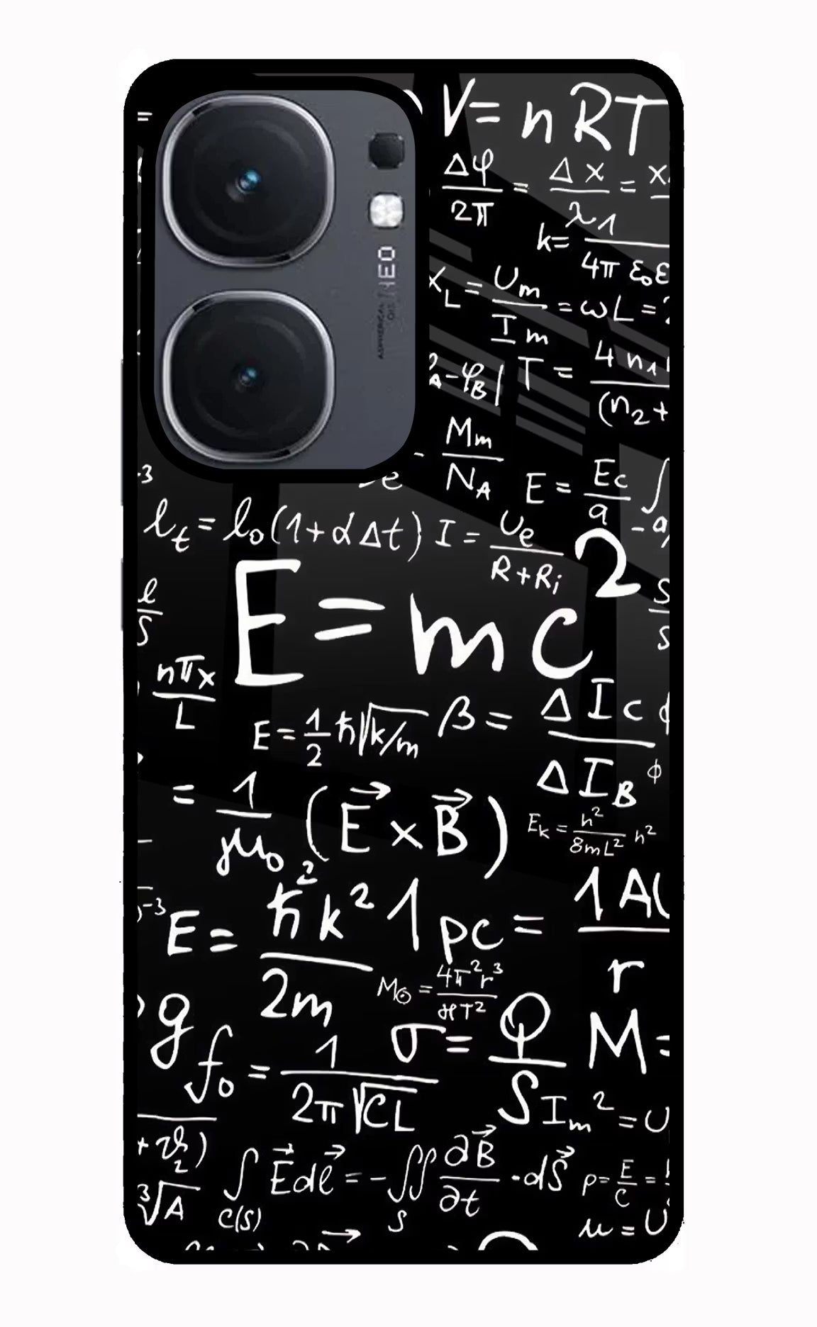 Physics Formula IQOO Neo9 Pro Glass Case Back Cover by Casekaro
