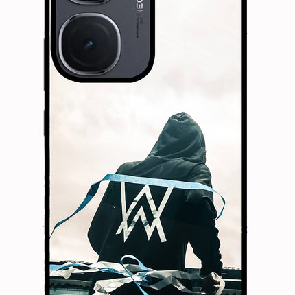 Alan Walker IQOO Neo9 Pro Glass Case Back Cover by Casekaro