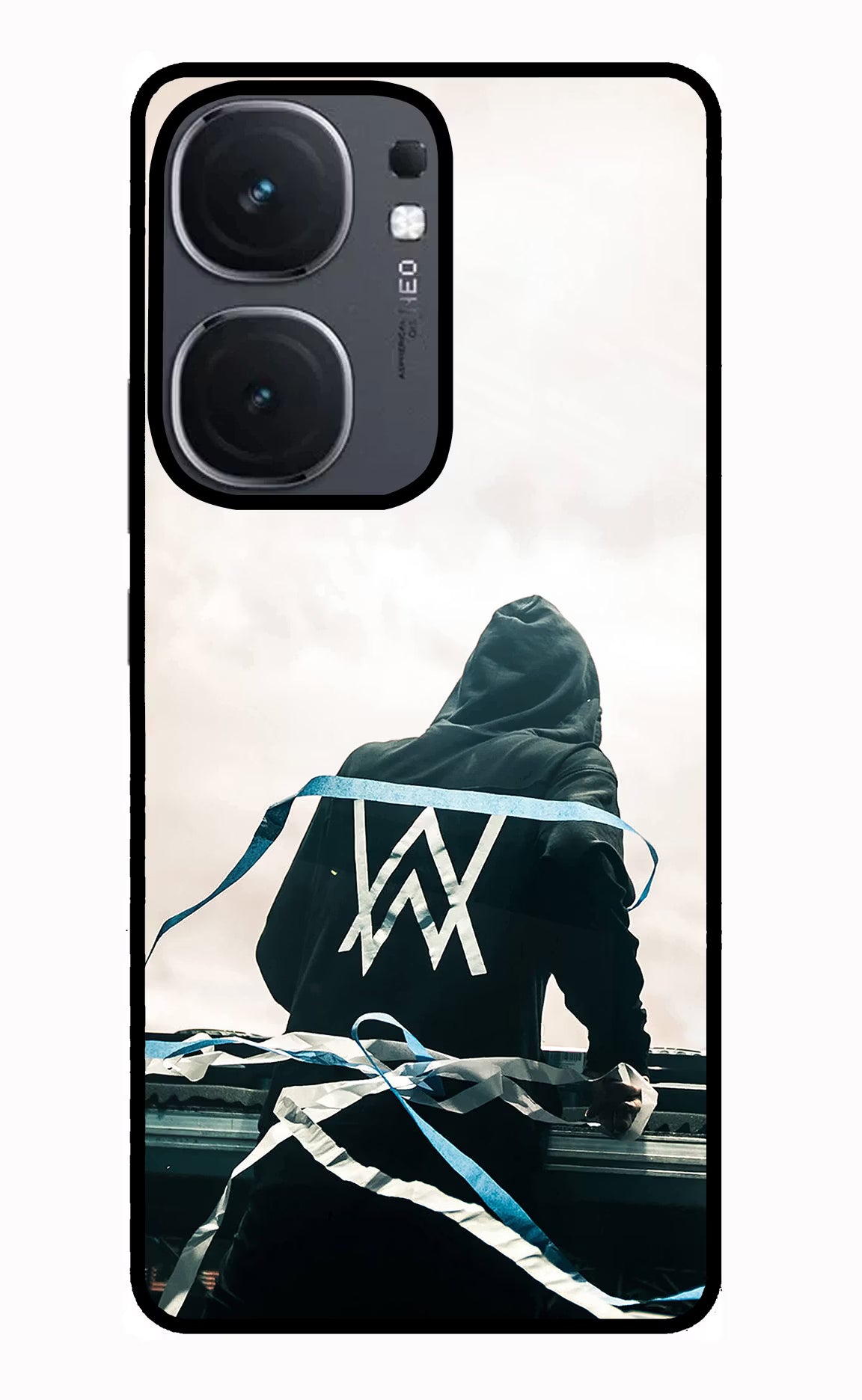 Alan Walker IQOO Neo9 Pro Glass Case Back Cover by Casekaro