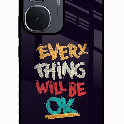 Everything Will Be Ok IQOO Neo9 Pro Glass Case Back Cover by Casekaro