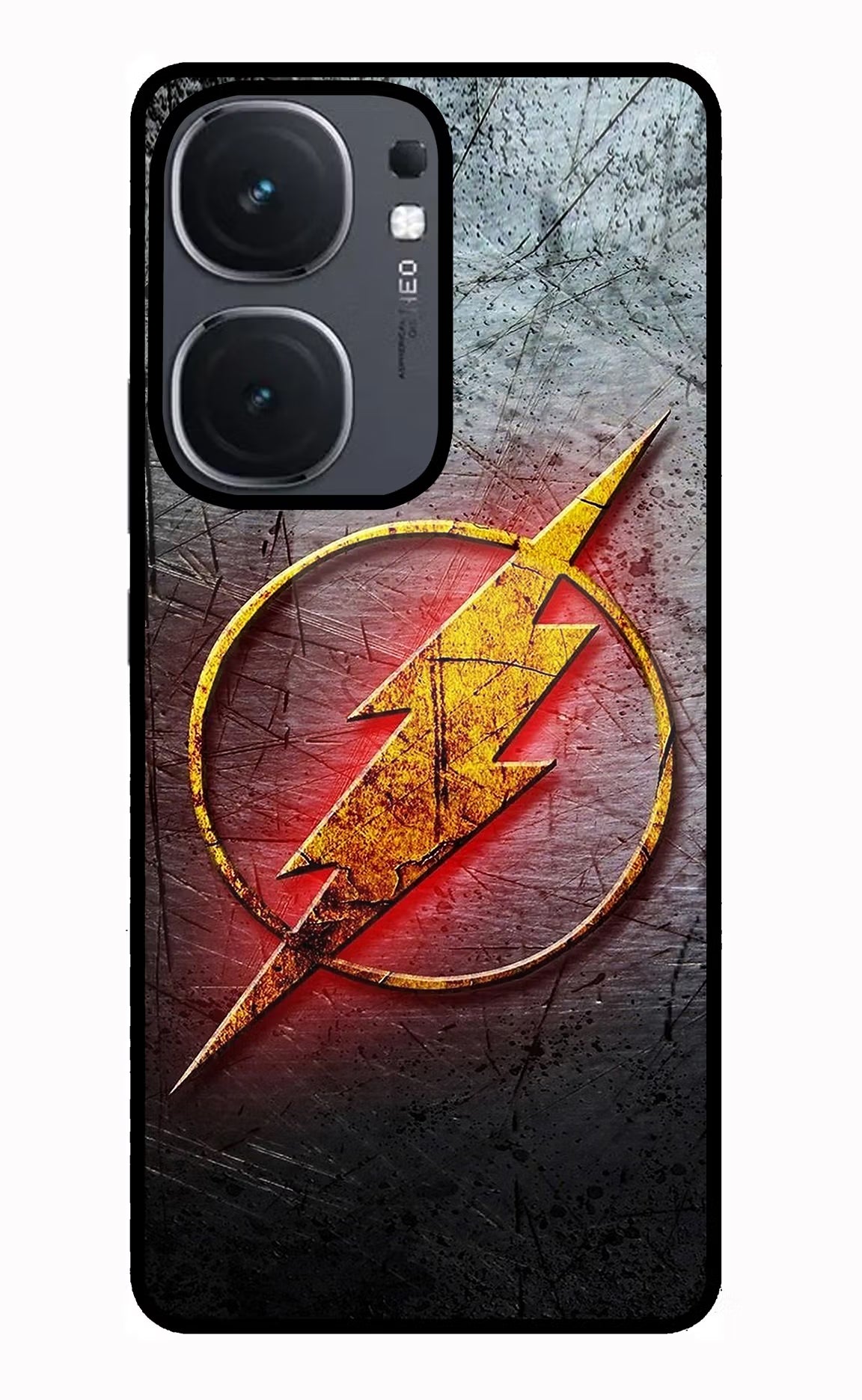 Flash IQOO Neo9 Pro Glass Case Back Cover by Casekaro