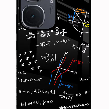 Mathematics Formula IQOO Neo9 Pro Glass Case Back Cover by Casekaro