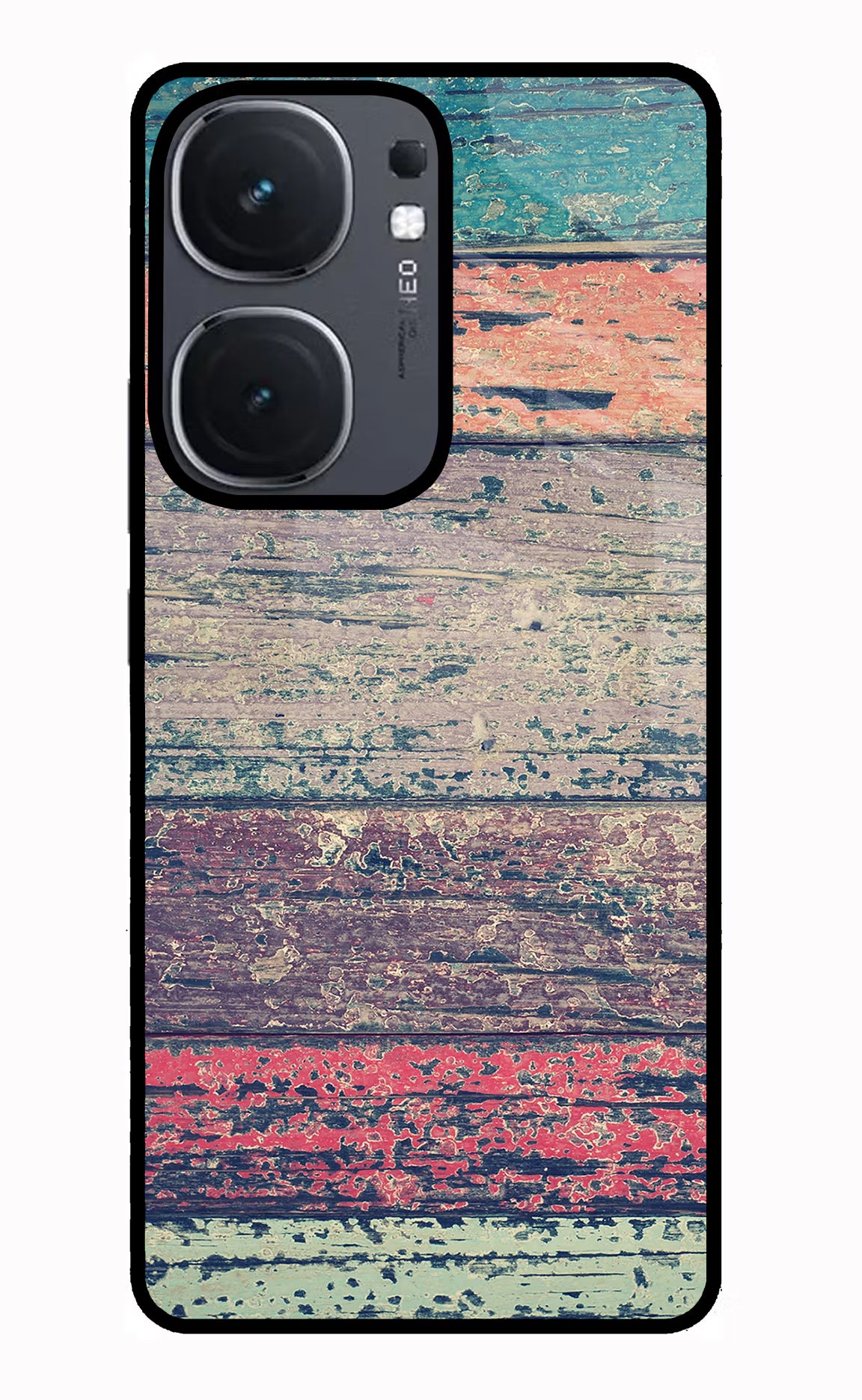 Colourful Wall IQOO Neo9 Pro Glass Case Back Cover by Casekaro
