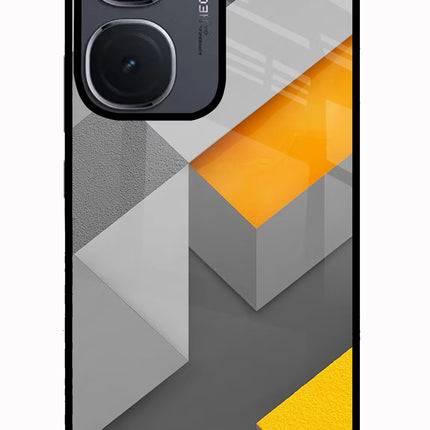 Abstract IQOO Neo9 Pro Glass Case Back Cover by Casekaro
