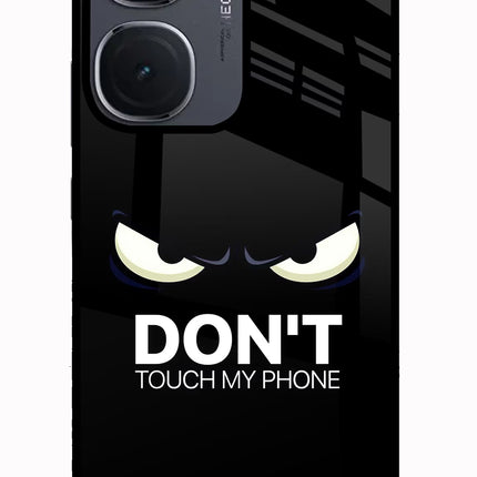 Don'T Touch My Phone IQOO Neo9 Pro Glass Case Back Cover by Casekaro