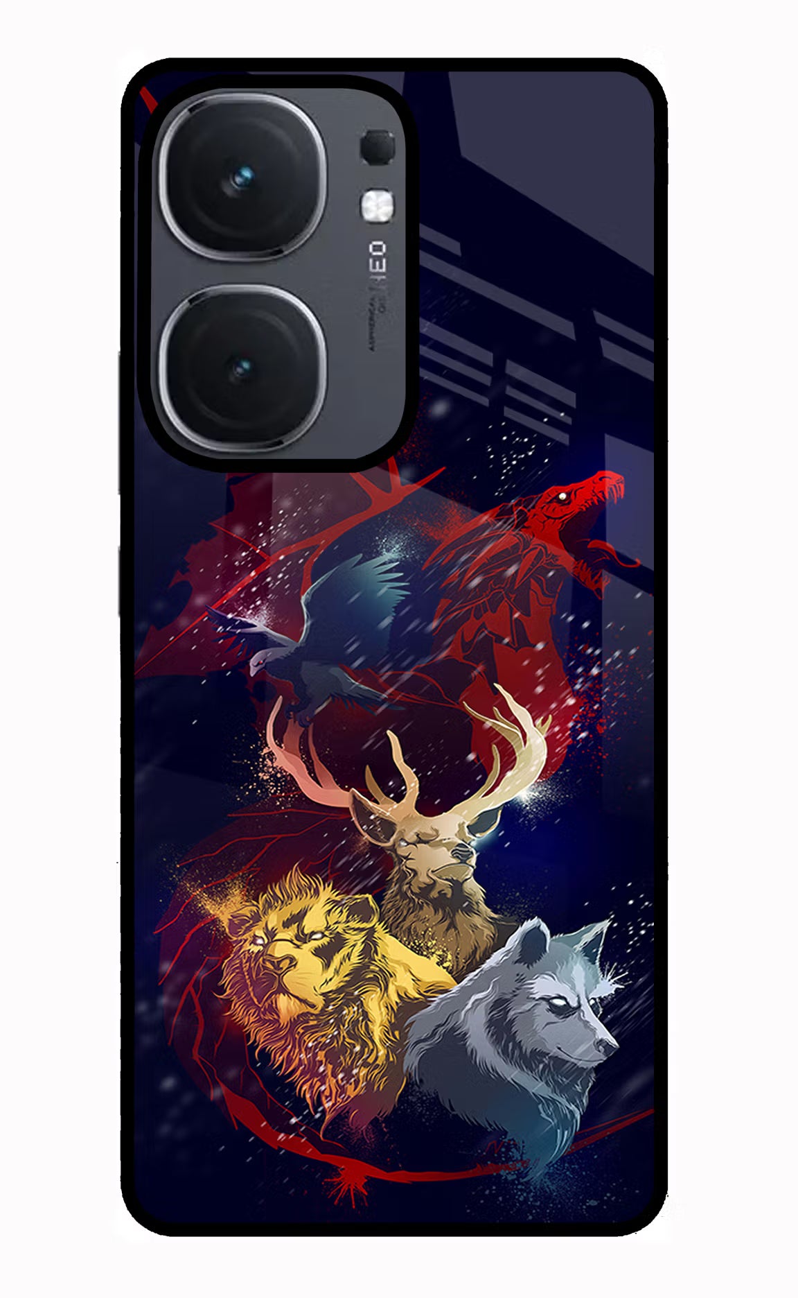Game Of Thrones IQOO Neo9 Pro Glass Case Back Cover by Casekaro