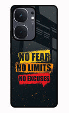 No Fear No Limits No Excuse IQOO Neo9 Pro Glass Case