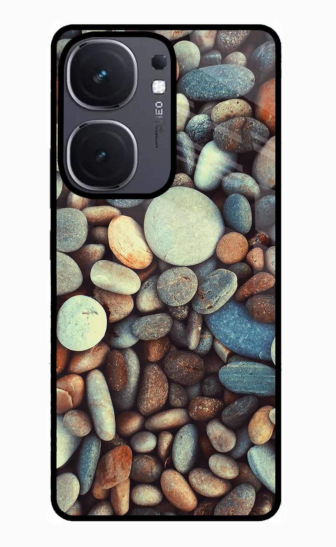 Pebble IQOO Neo9 Pro Glass Case Back Cover by Casekaro