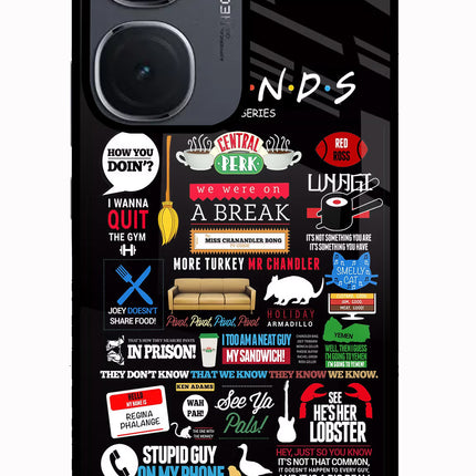 FRIENDS IQOO Neo9 Pro Glass Case Back Cover by Casekaro
