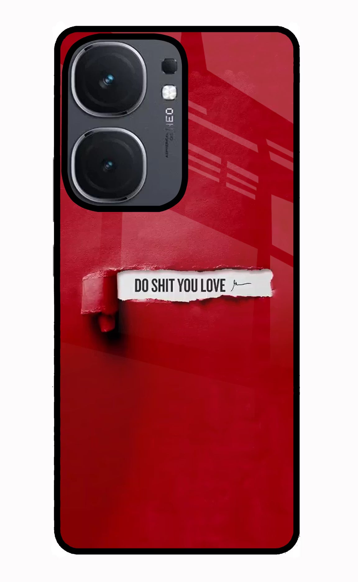 Do Shit You Love IQOO Neo9 Pro Glass Case Back Cover by Casekaro
