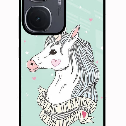 Unicorn Wallpaper IQOO Neo9 Pro Glass Case Back Cover by Casekaro