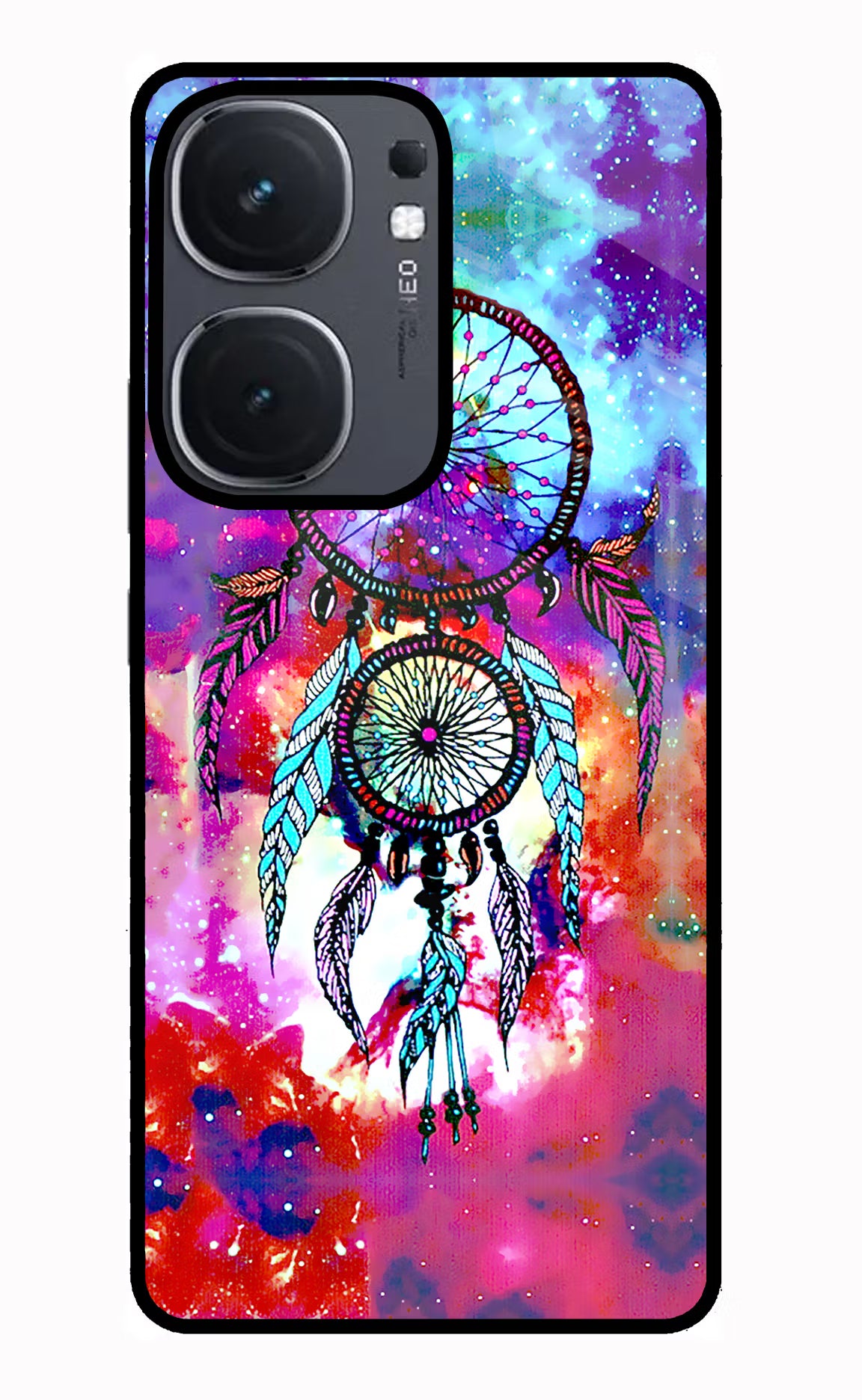 Dream Catcher Abstract IQOO Neo9 Pro Glass Case Back Cover by Casekaro
