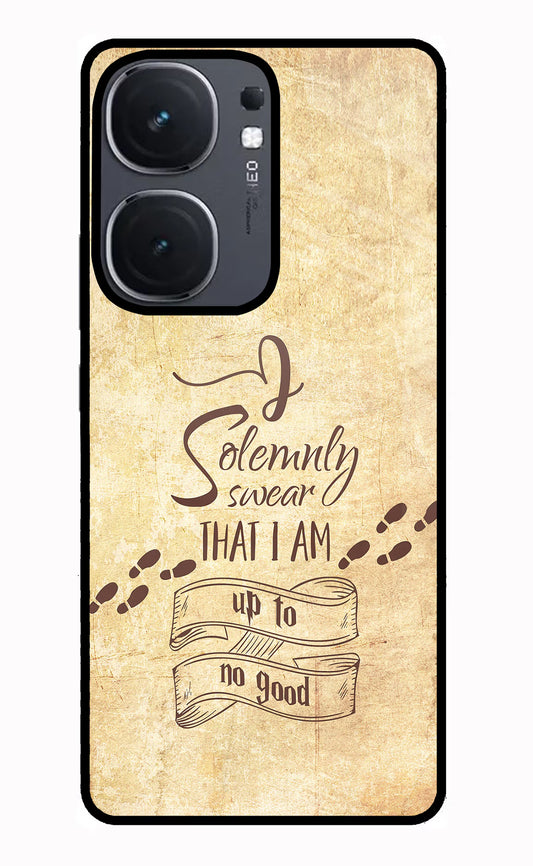 I Solemnly swear that i up to no good IQOO Neo9 Pro Glass Case