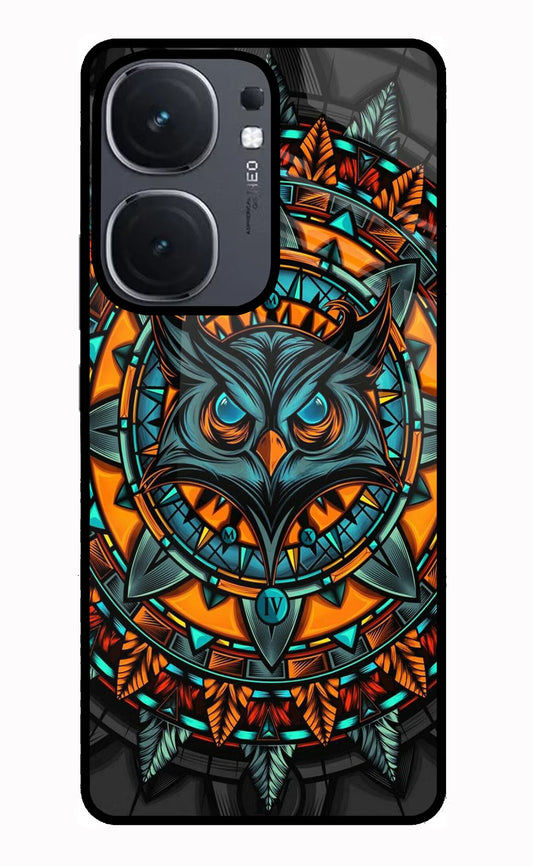 Angry Owl Art IQOO Neo9 Pro Glass Case