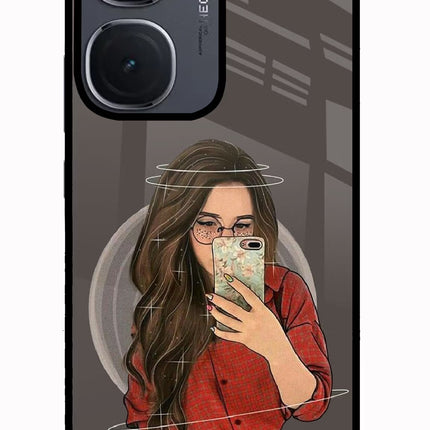 Selfie Queen IQOO Neo9 Pro Glass Case Back Cover by Casekaro