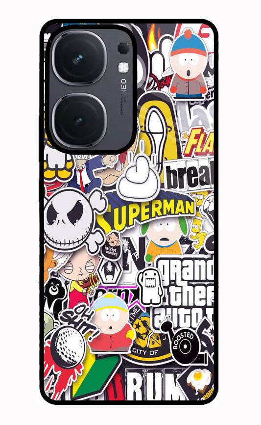Sticker Bomb IQOO Neo9 Pro Glass Case