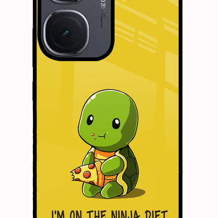 I'm on Ninja Diet IQOO Neo9 Pro Glass Case Back Cover by Casekaro