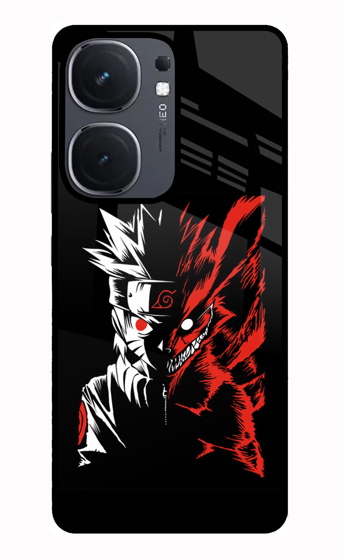 Naruto Two Face IQOO Neo9 Pro Glass Case