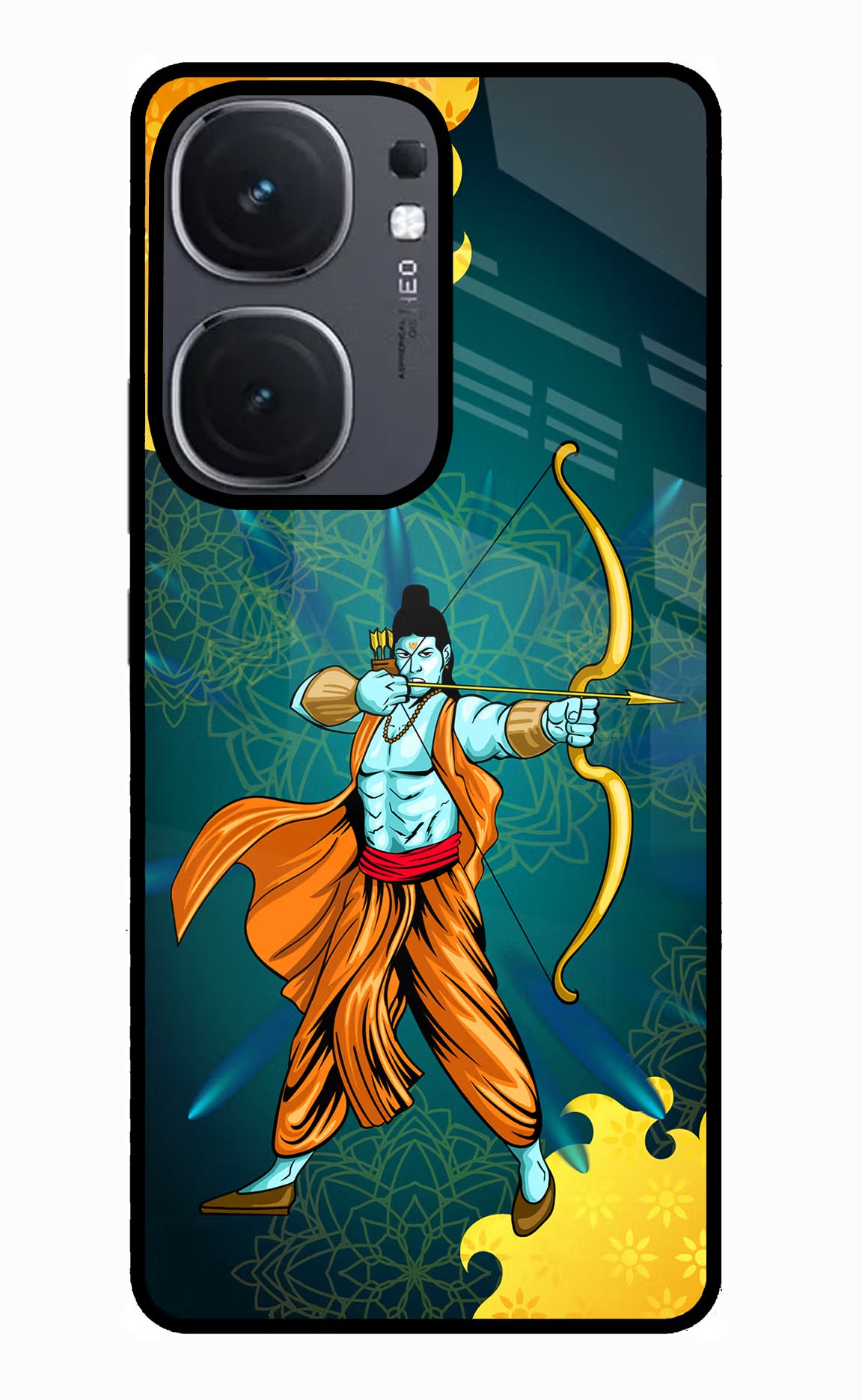 Lord Ram - 6 IQOO Neo9 Pro Glass Case Back Cover by Casekaro