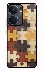 Wooden Puzzle IQOO Neo9 Pro Glass Case