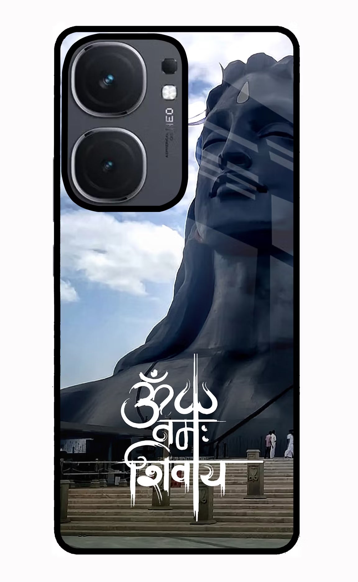 Om Namah Shivay IQOO Neo9 Pro Glass Case Back Cover by Casekaro