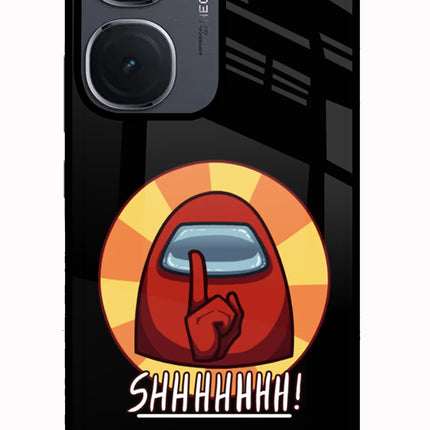Among Us Shhh! IQOO Neo9 Pro Glass Case Back Cover by Casekaro