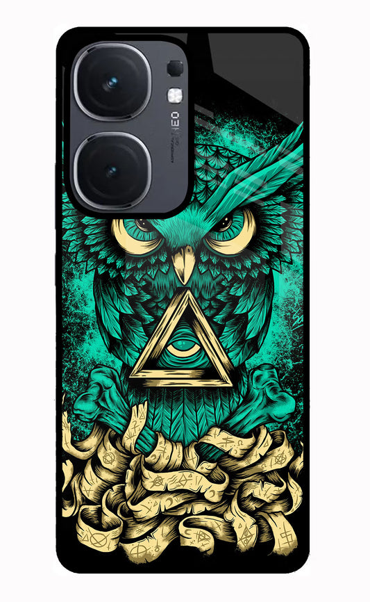 Green Owl IQOO Neo9 Pro Glass Case