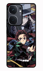 Demon Slayer IQOO Neo9 Pro Glass Case