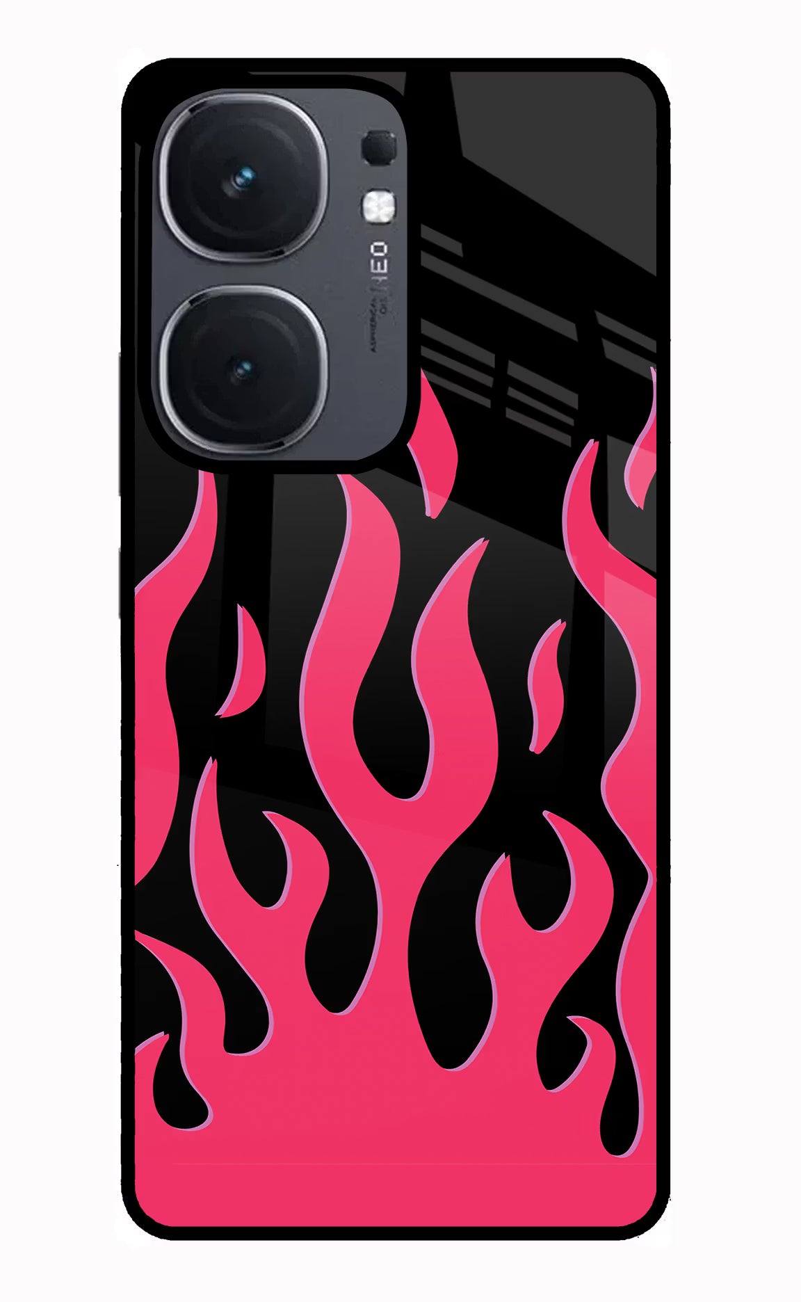 Fire Flames IQOO Neo9 Pro Glass Case