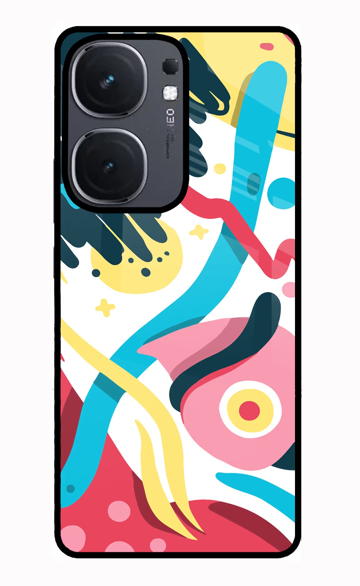 Trippy IQOO Neo9 Pro Glass Case Back Cover by Casekaro