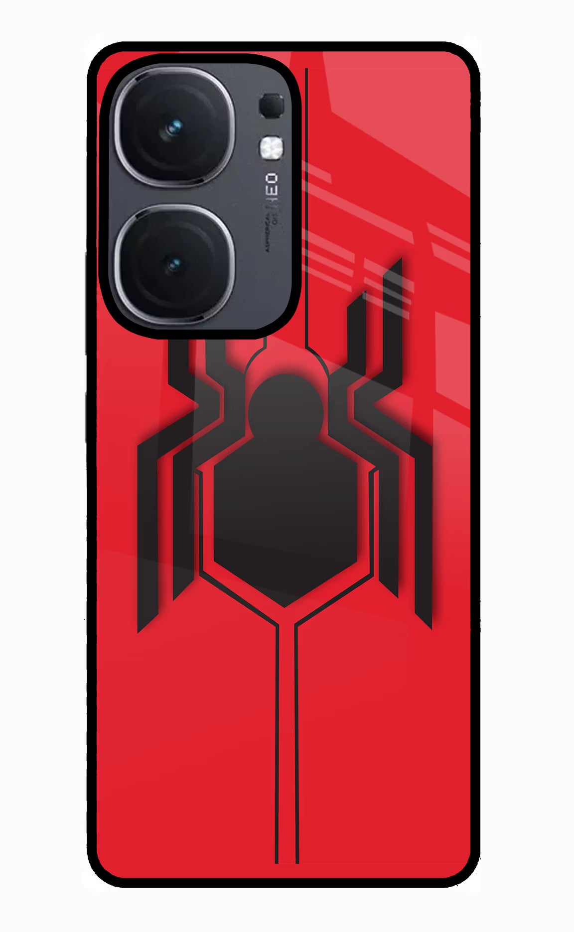 Spider IQOO Neo9 Pro Glass Case Back Cover by Casekaro