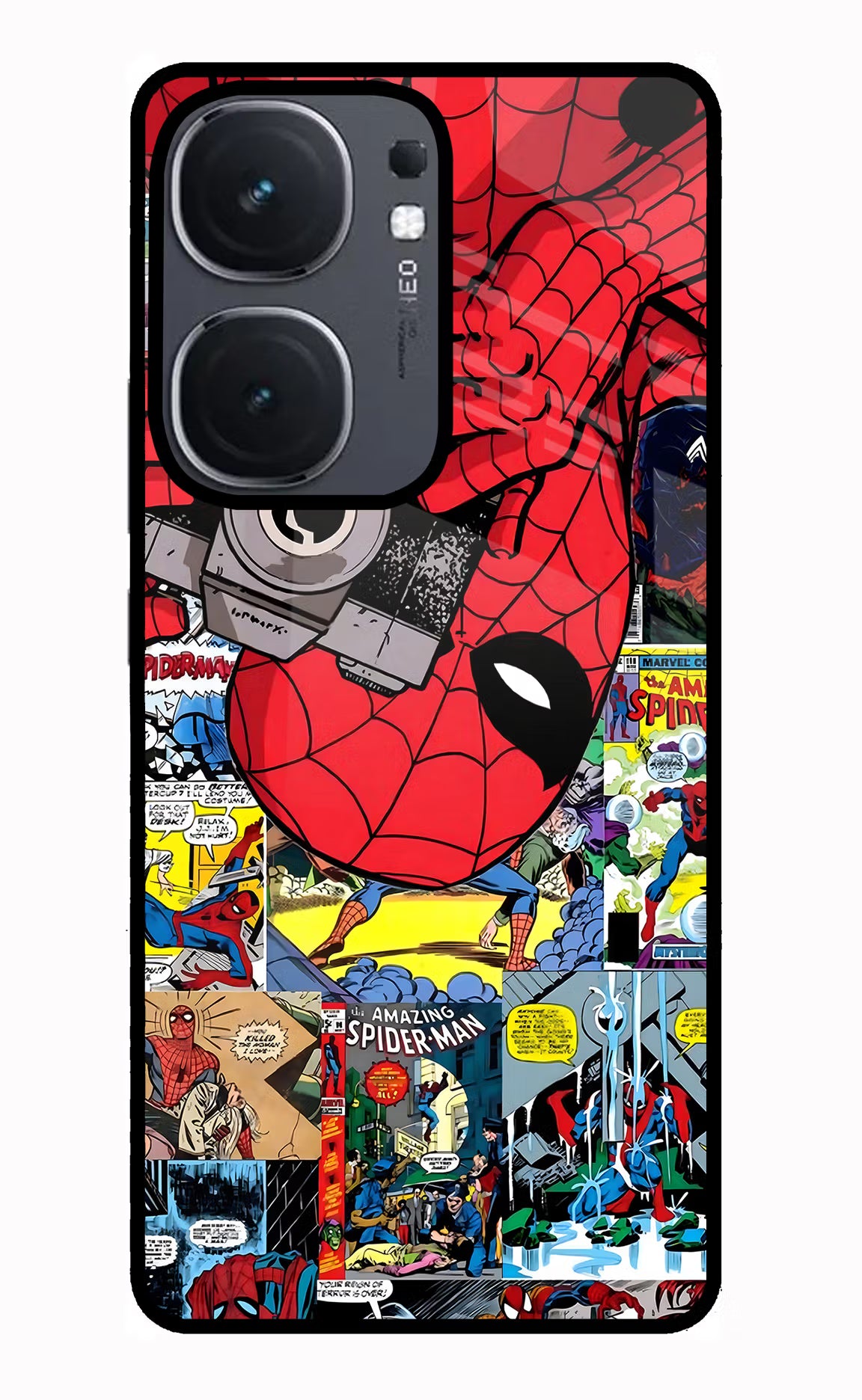 Spider Man IQOO Neo9 Pro Glass Case