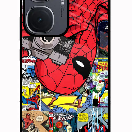 Spider Man IQOO Neo9 Pro Glass Case Back Cover by Casekaro