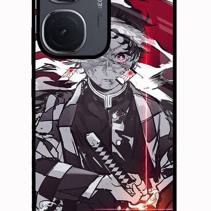 Demon Slayer IQOO Neo9 Pro Glass Case Back Cover by Casekaro
