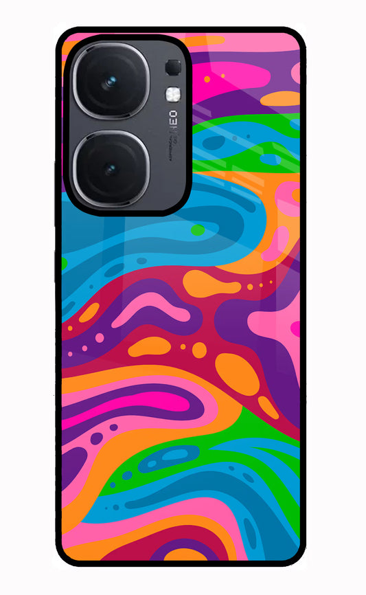 Trippy Pattern IQOO Neo9 Pro Glass Case