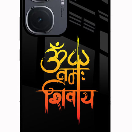 Om Namah Shivay IQOO Neo9 Pro Glass Case Back Cover by Casekaro