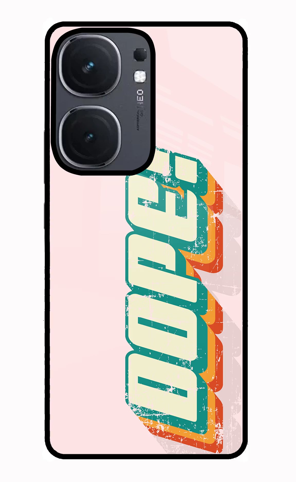 Dope IQOO Neo9 Pro Glass Case Back Cover by Casekaro