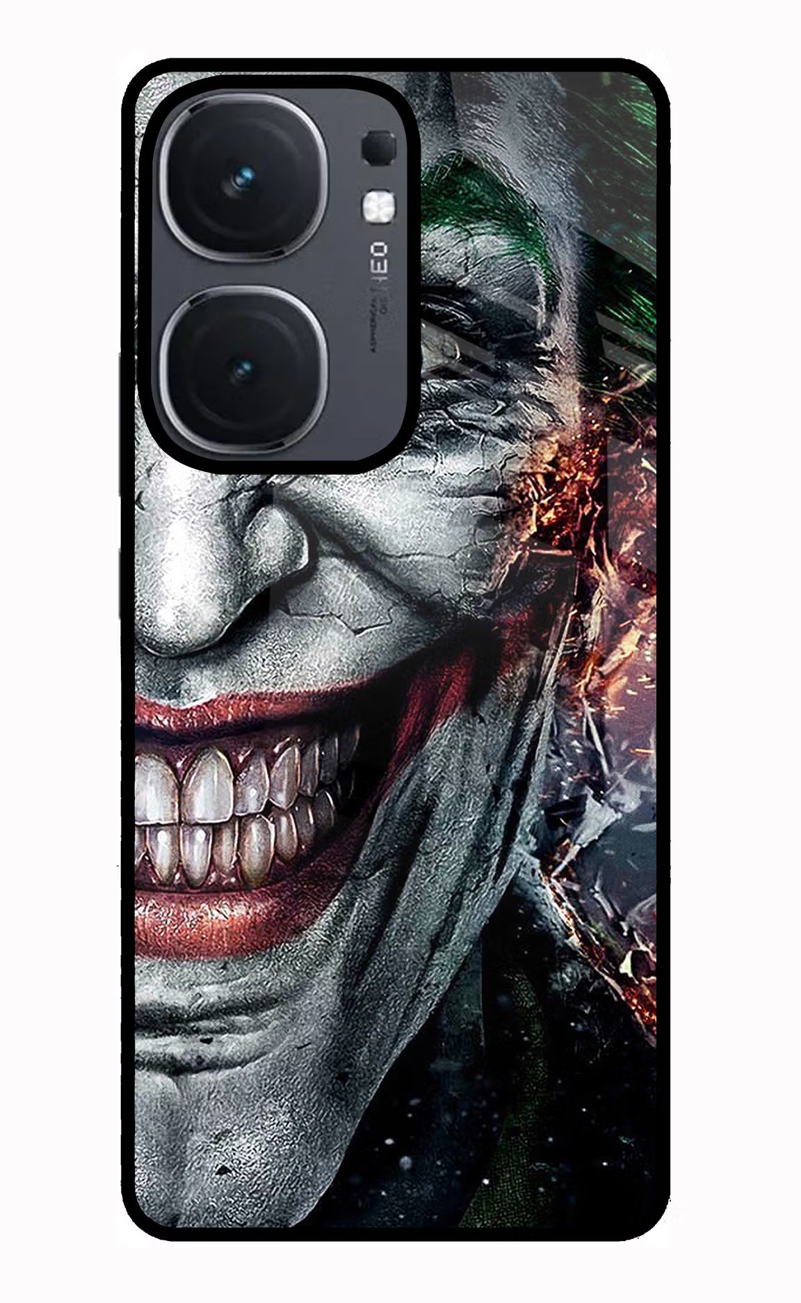Joker Cam IQOO Neo9 Pro Glass Case Back Cover by Casekaro