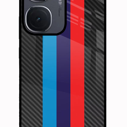 BMW Stripes Pattern IQOO Neo9 Pro Glass Case
