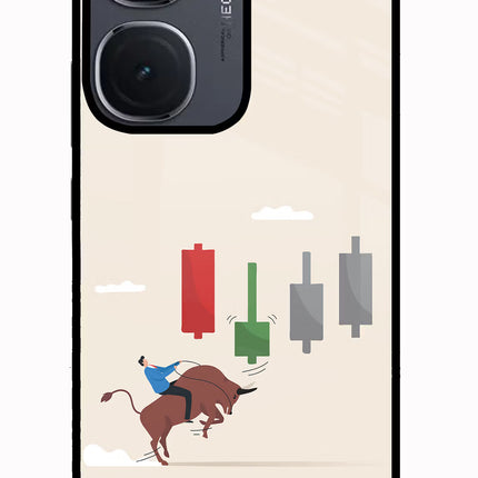 Bull Trading Momentum IQOO Neo9 Pro Glass Case Back Cover by Casekaro