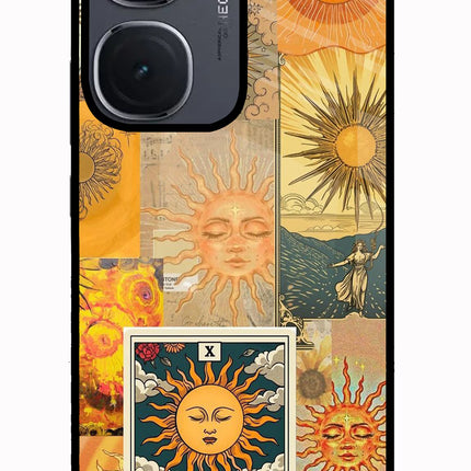 Sun IQOO Neo9 Pro Glass Case Back Cover by Casekaro