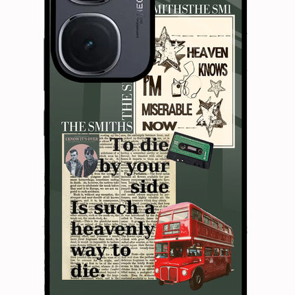 The Smiths IQOO Neo9 Pro Glass Case Back Cover by Casekaro