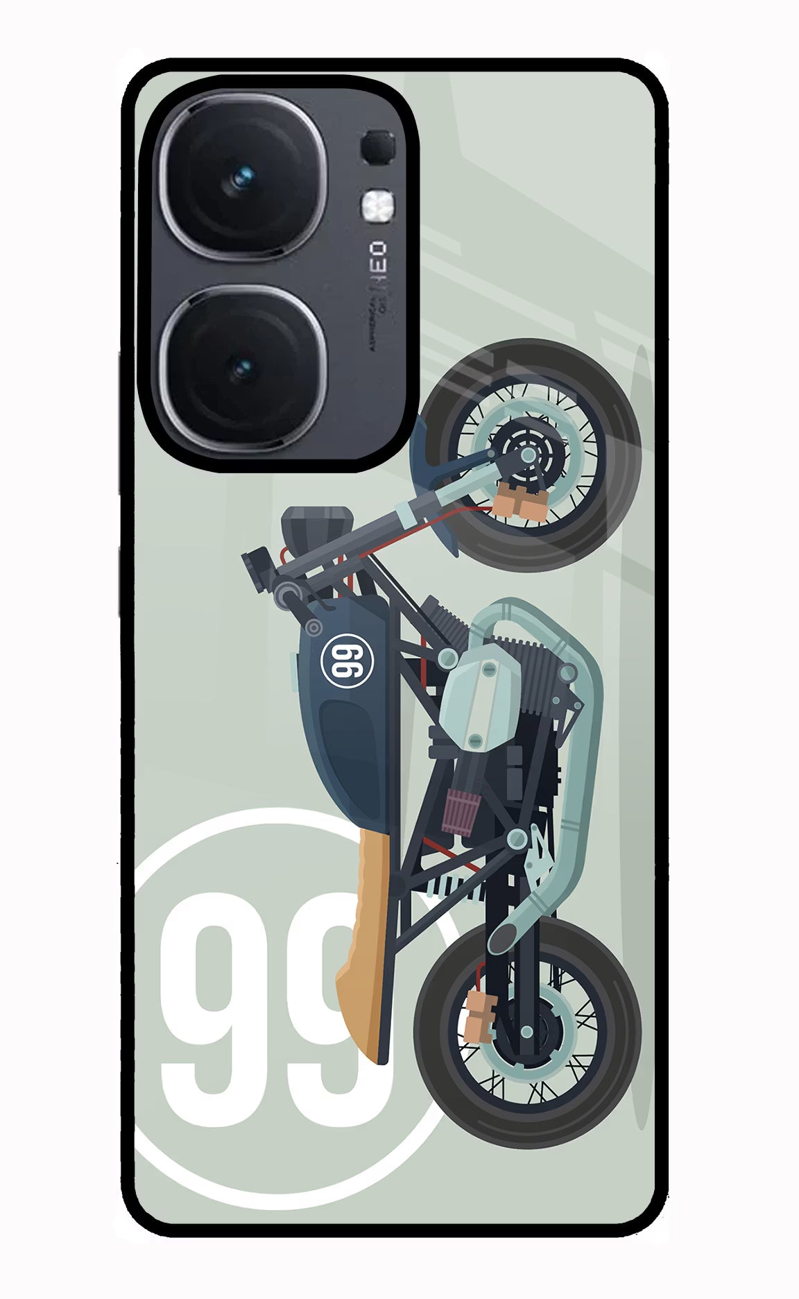 Classic Cafe Racer 99 IQOO Neo9 Pro Glass Case