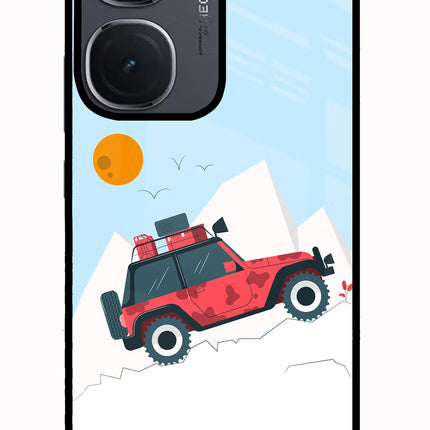 Mountain Trail Beast IQOO Neo9 Pro Glass Case Back Cover by Casekaro