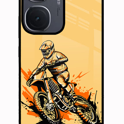 Off-Road Fury IQOO Neo9 Pro Glass Case Back Cover by Casekaro